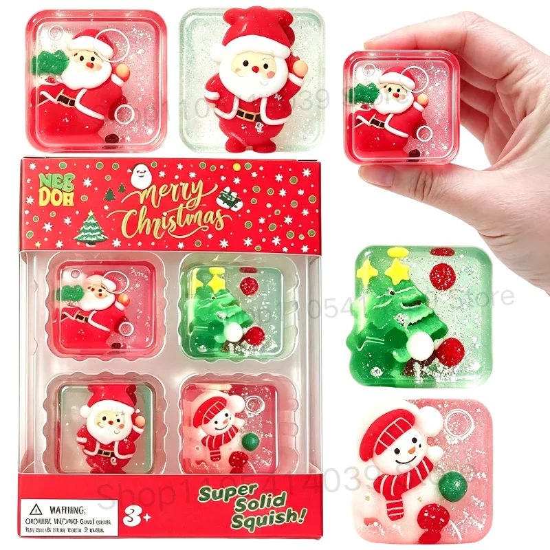 Fidget Cube Original - Set Mini Natal Isi 4, Kubus