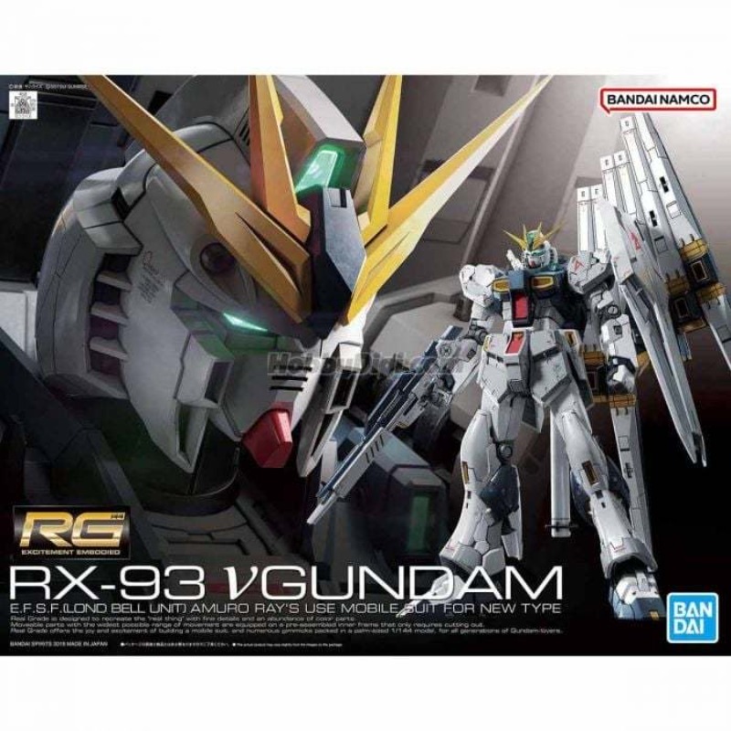 Bandai Model Gundam Rg - Tersedia: Bandai RG 1/144 RX-93 ν