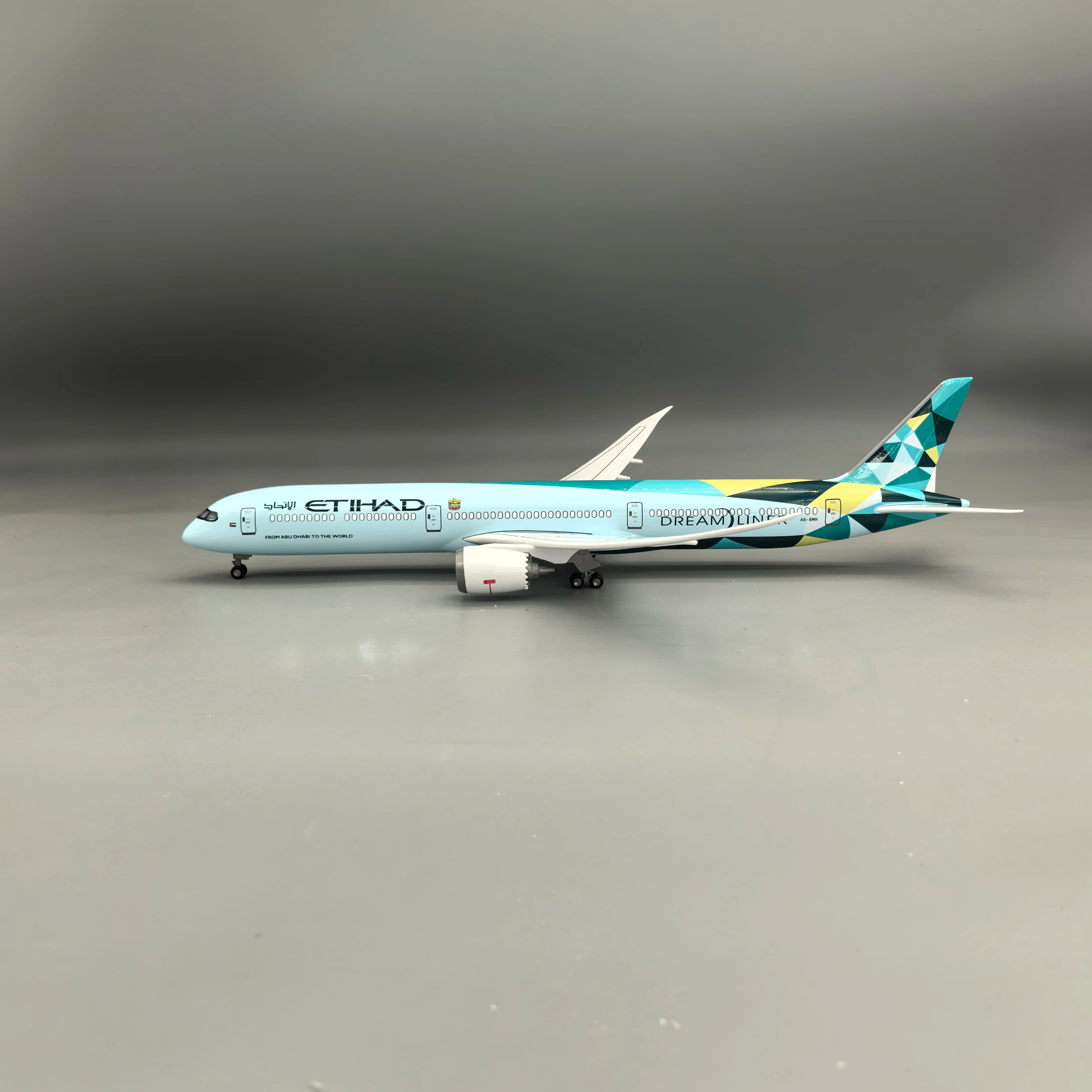 Model Pesawat Terbang Etihad B - Model Airplane Plastic ulasan dan harga