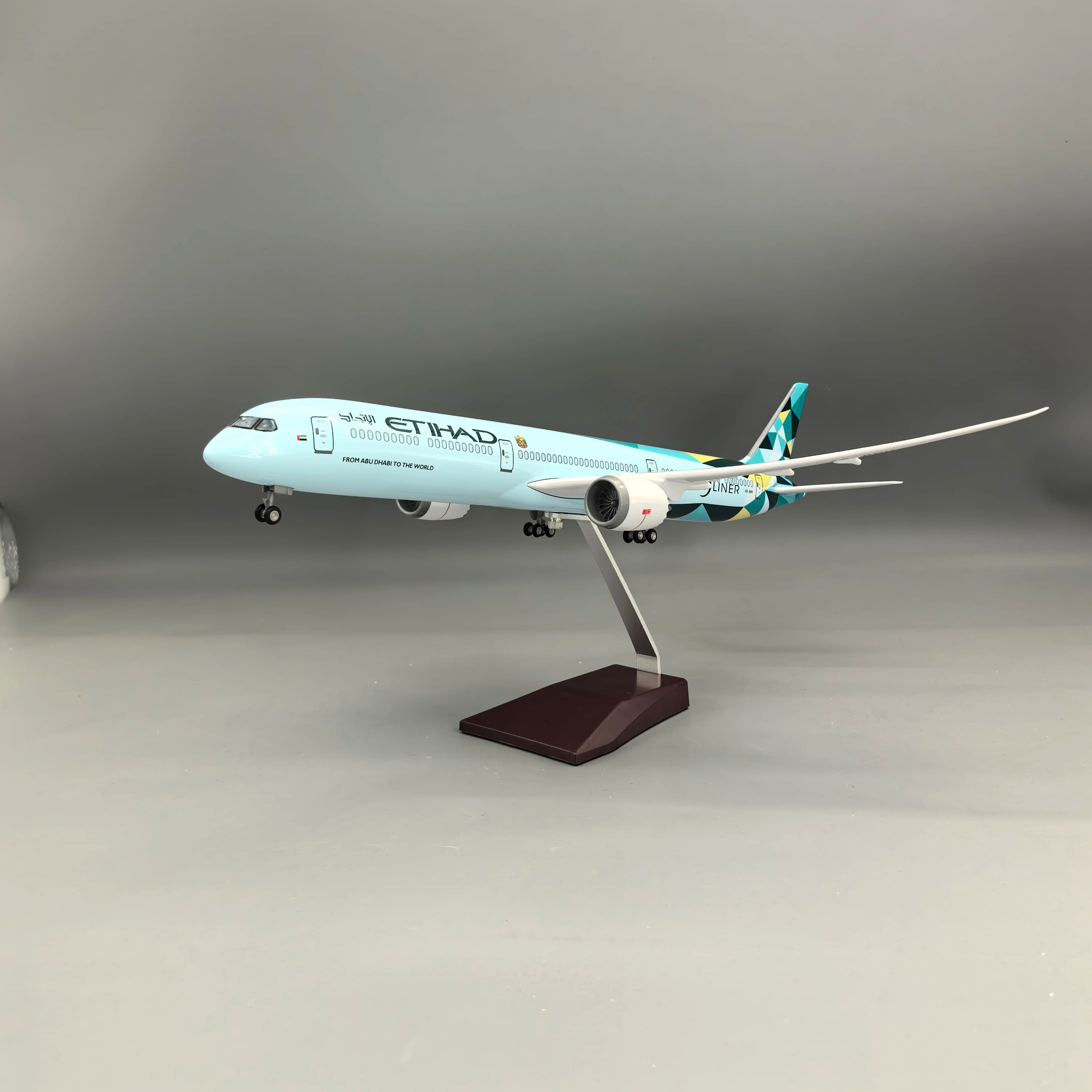 Model Pesawat Terbang Etihad B - Model Airplane Plastic ulasan dan harga