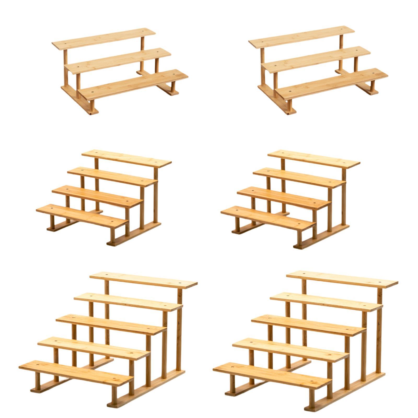 Rak Penyusun Perhiasan Kayu un - Display Risers Set ulasan dan harga