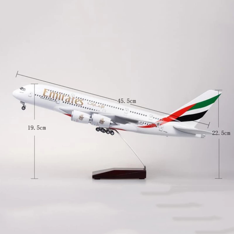 Pesawat Model Emirates A380 Ba - Model Airplane Plastic ulasan dan harga