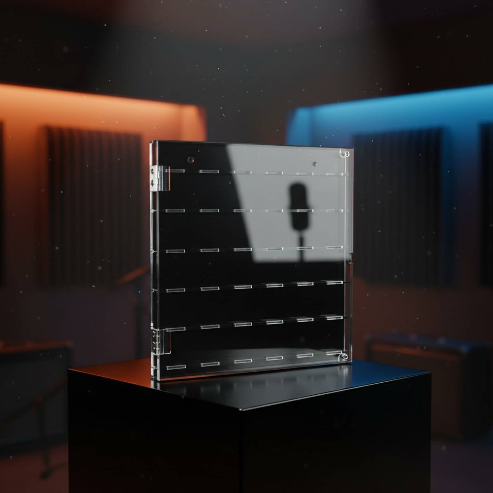 Kotak Pajangan Pick Gitar Temp - Display Case Acrylic ulasan dan harga